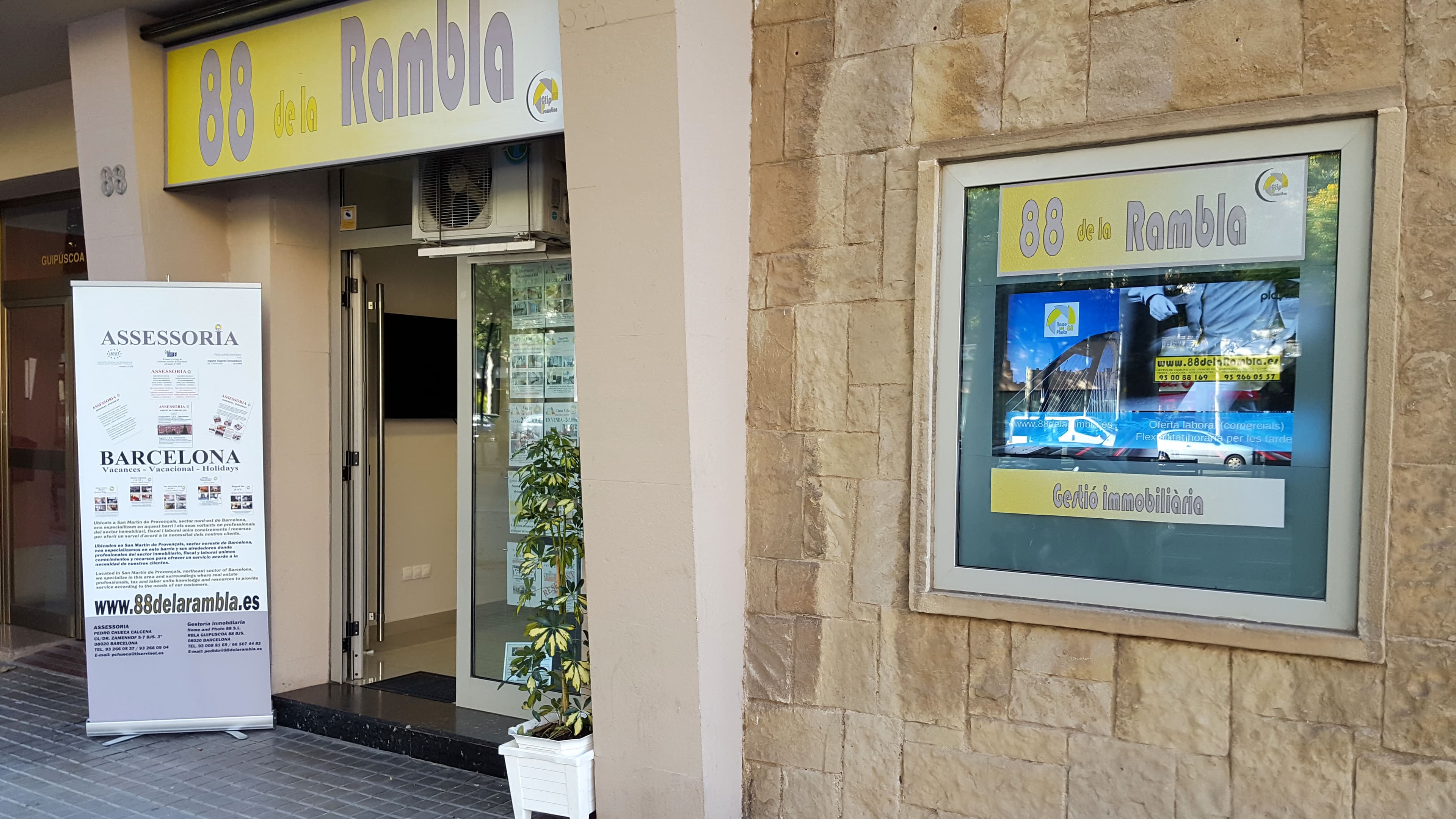 Oficina de 88 de la Rambla en Barcelona